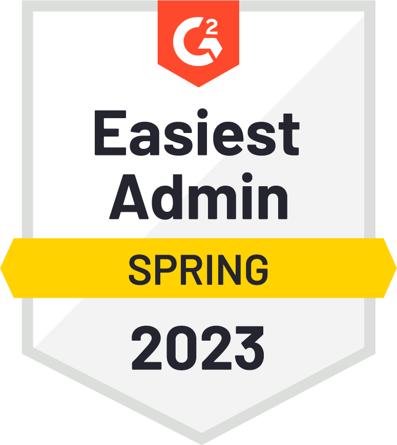 G2 Easiest Admin spring